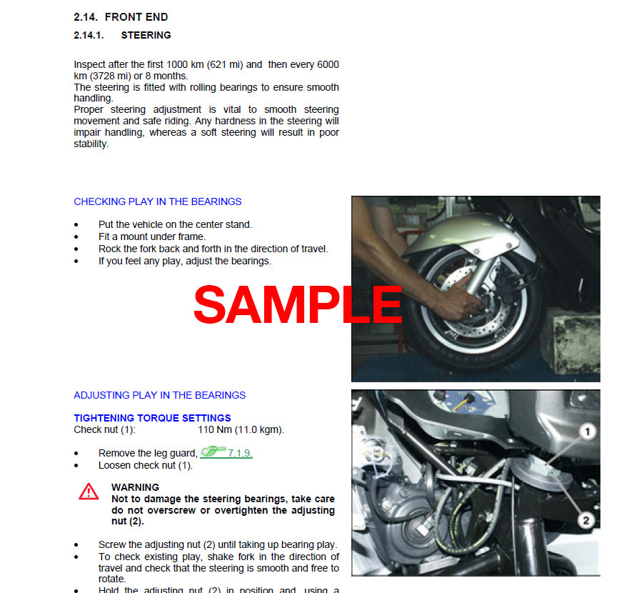 Aprilia V990 Engine Official Workshop Repair Manual