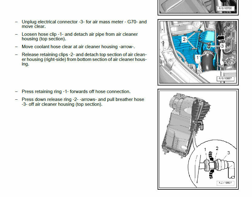 Audi A1 (2010-2018) Official Workshop Repair Manual