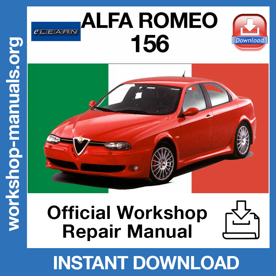 Alfa Romeo 156 (eLEARN) Official Workshop Repair Manual