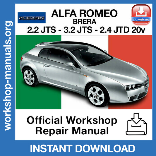 Alfa Romeo Brera (eLEARN) Official Workshop Repair Manual