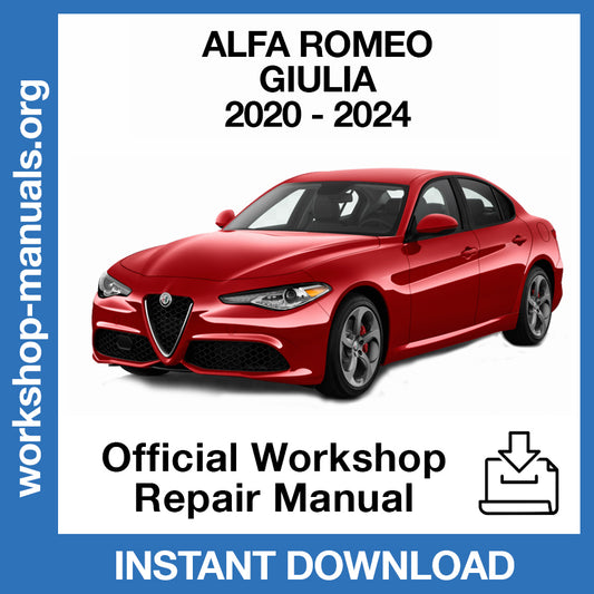Alfa Romeo Giulia (2020-2024) Official Workshop Repair Manual
