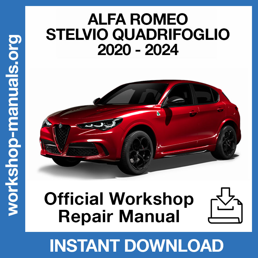 Alfa Romeo Stelvio QV Quadrifoglio (2020-2024) Official Workshop Repair Manual