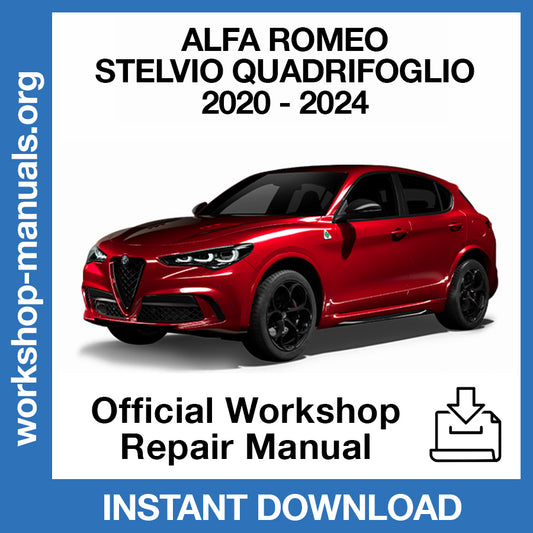 Alfa Romeo Stelvio QV Quadrifoglio (2020-2024) Official Workshop Repair Manual