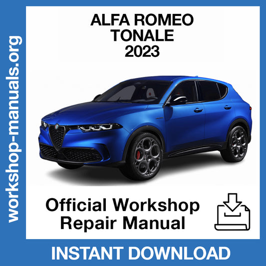 Alfa Romeo Tonale (2023) Official Workshop Repair Manual