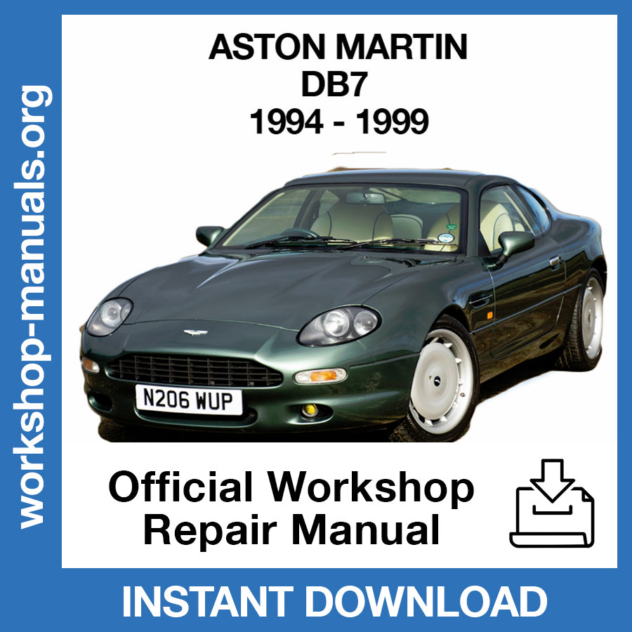 Aston Martin DB7 (1994-1999) Official Workshop Repair Manual