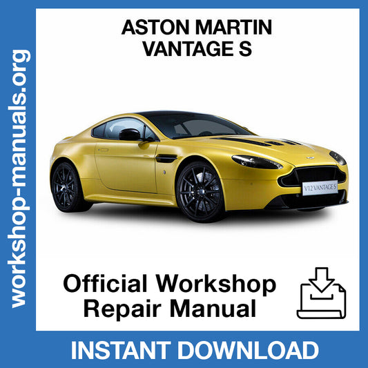 Aston Martin Vantage S Official Workshop Repair Manual