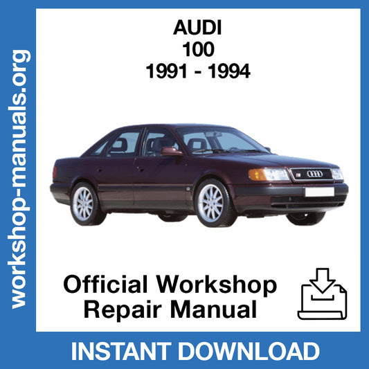 Audi 100 (1991-1994) Official Workshop Repair Manual