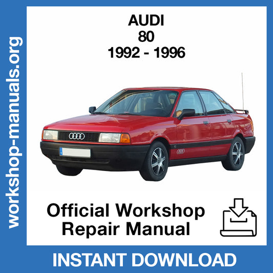 Audi 80 (1992-1996) Official Workshop Repair Manual