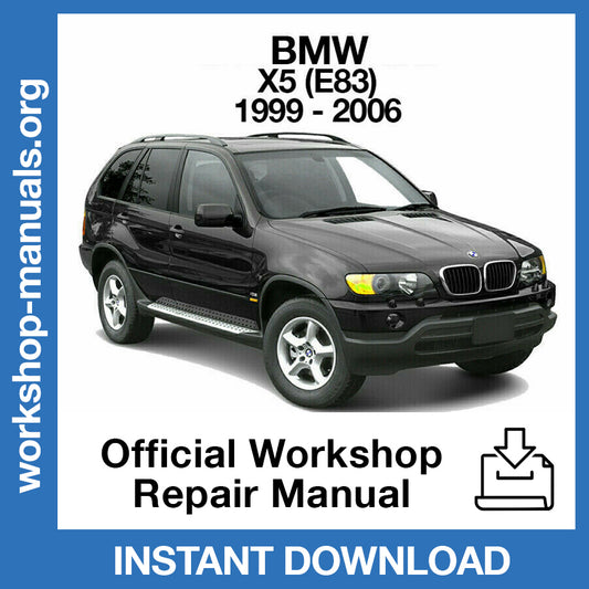 BMW X5 E53 (1999-2006) Official Workshop Repair Manual
