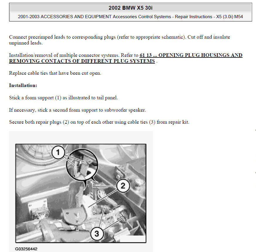 BMW X5 E53 (1999-2006) Official Workshop Repair Manual