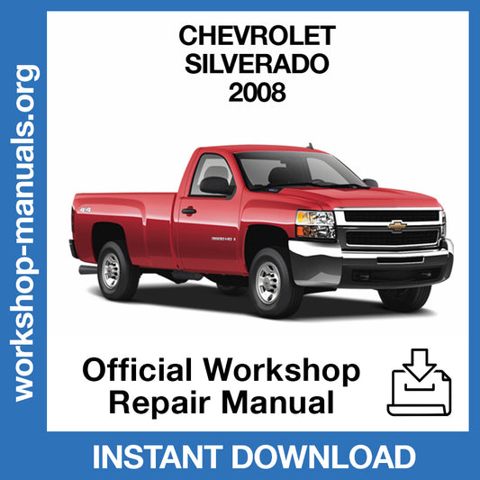 Chevrolet Silverado (2008) Official Workshop Repair Manual