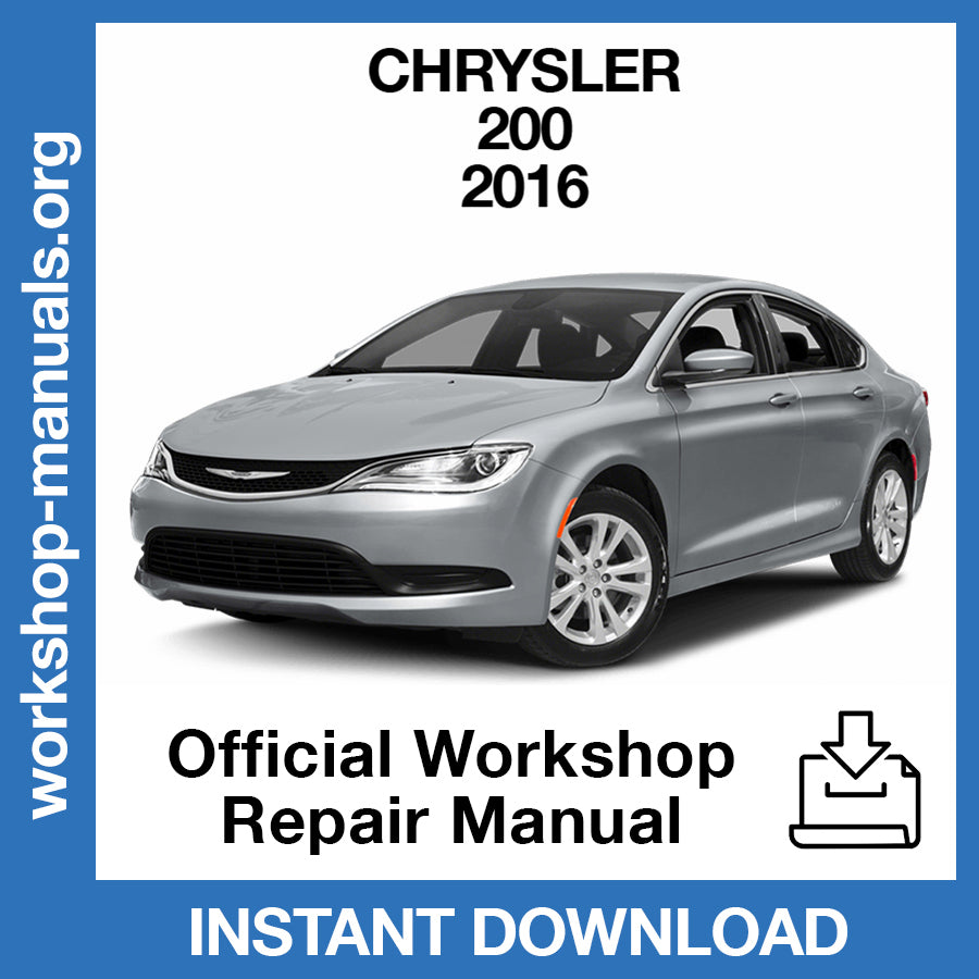 Chrysler 200 (2016) Official Workshop Repair Manual