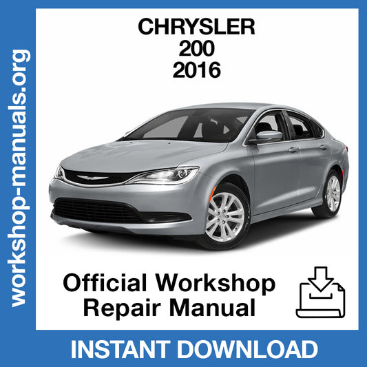 Chrysler 200 (2016) Official Workshop Repair Manual