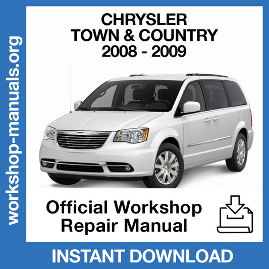 Chrysler Town e Country (2008-2009) Official Workshop Repair Manual