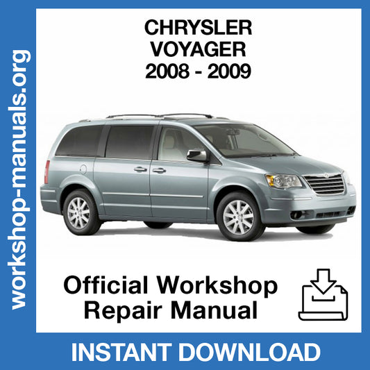 Chrysler Voyager (2008-2009) Official Workshop Repair Manual
