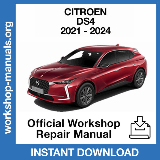Citroen DS4 (2021-2024) Official Workshop Repair Manual