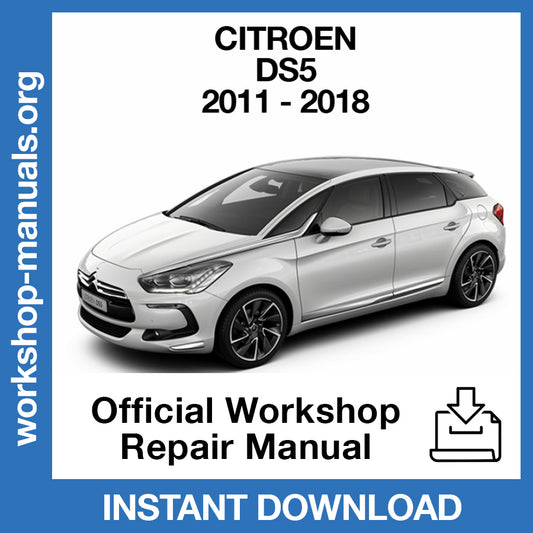 Citroen DS5 (2011-2018) Official Workshop Repair Manual