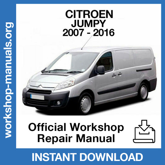 Citroen Jumpy (2007-2016) Official Workshop Repair Manual
