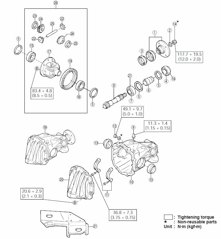 Daihatsu Terios J100 (1997-1999) Official Workshop Repair Manual