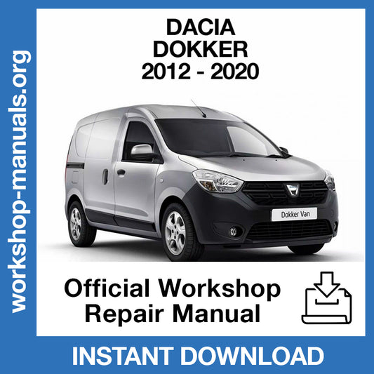 Dacia Dokker (2012-2020) Official Workshop Repair Manual