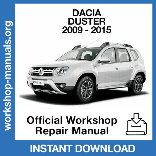 Dacia Duster (2009-2015) Official Workshop Repair Manual