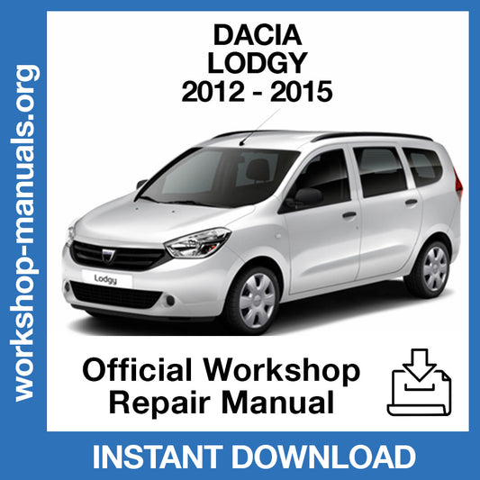 Dacia Lodgy (2012-2015) Official Workshop Repair Manual