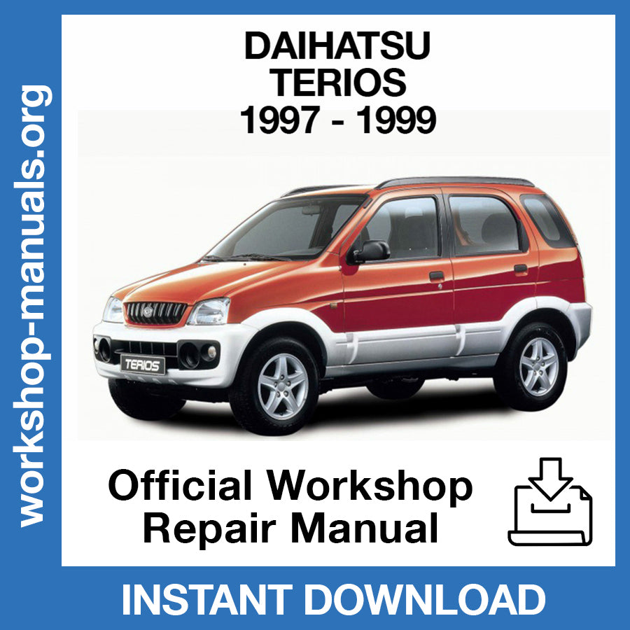 Daihatsu Terios J100 (1997-1999) Official Workshop Repair Manual