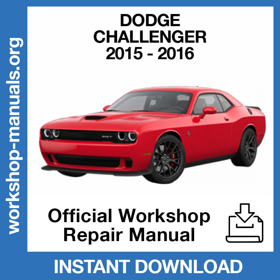 Dodge Challenger (2015-2016) Official Workshop Repair Manual