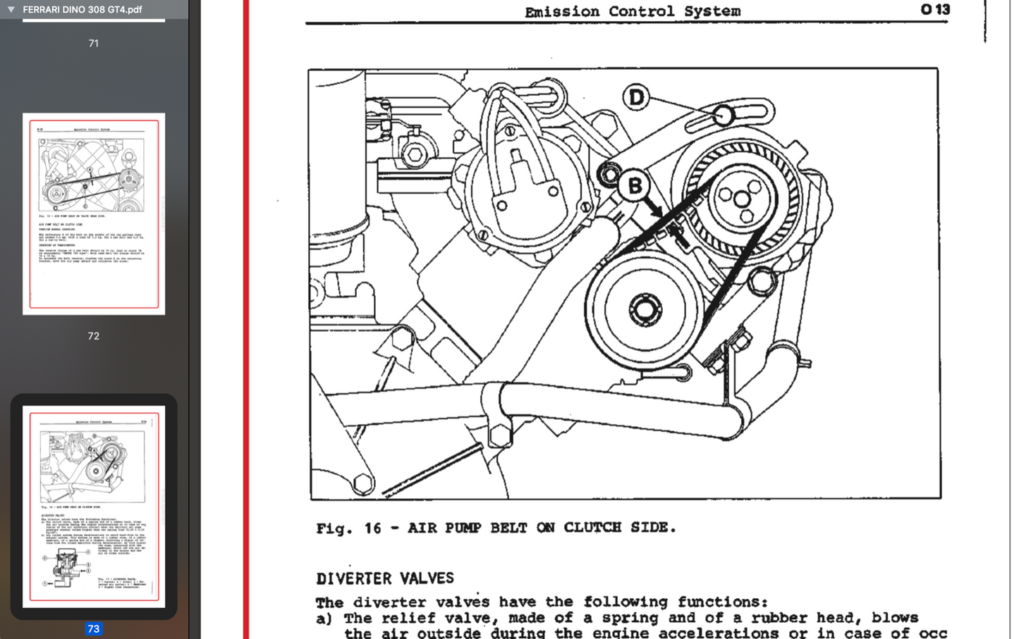 Ferrari Dino 308 GT4 Official Workshop Repair Manual
