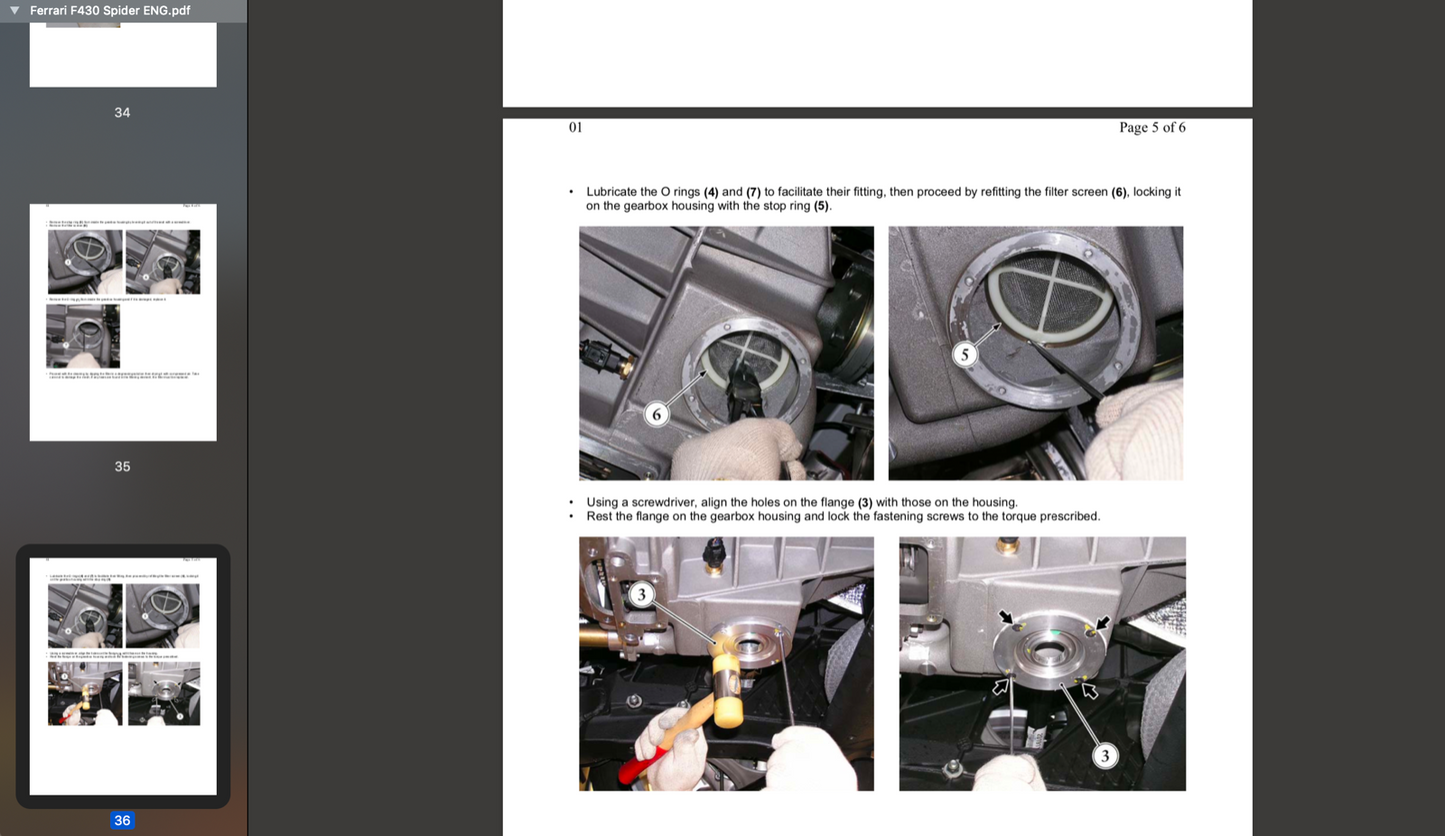 Ferrari F430 Spider (2004-2009) Official Workshop Repair Manual