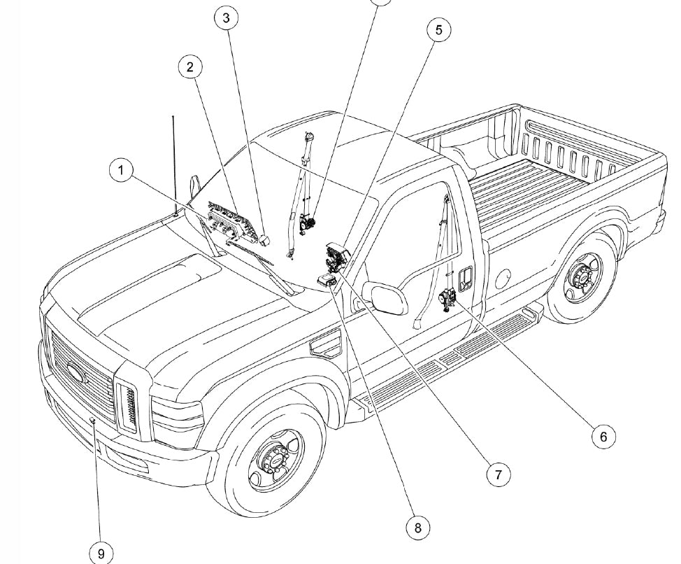 Ford F-250 F-350 F-450 F-550 (2008-2010) Official Workshop Repair Manual