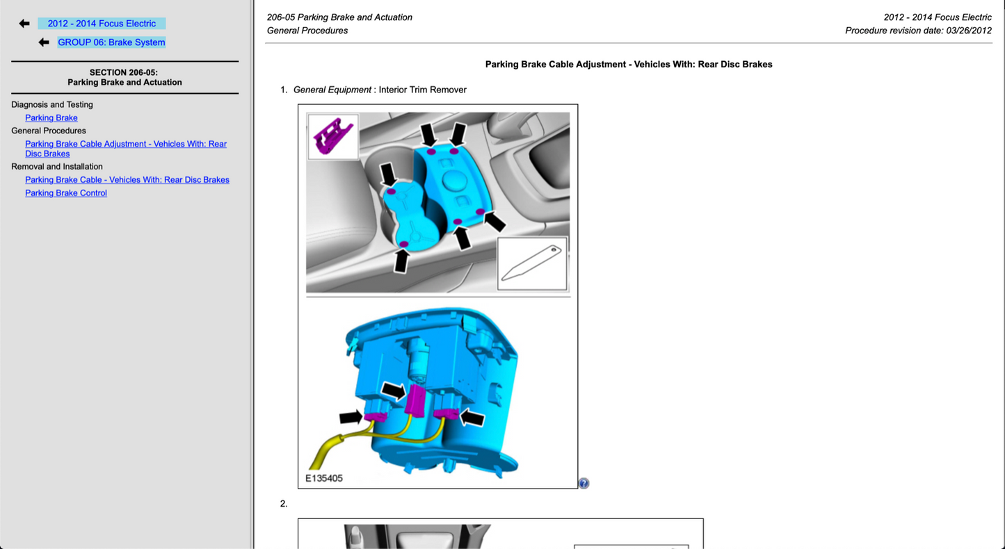 Ford Focus Electric (2012-2014) Official Workshop Repair Manual
