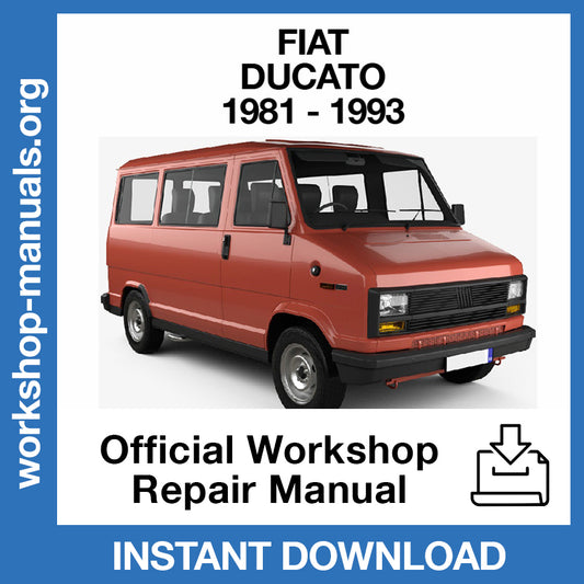 Fiat Ducato (1981-1993) Official Workshop Repair Manual