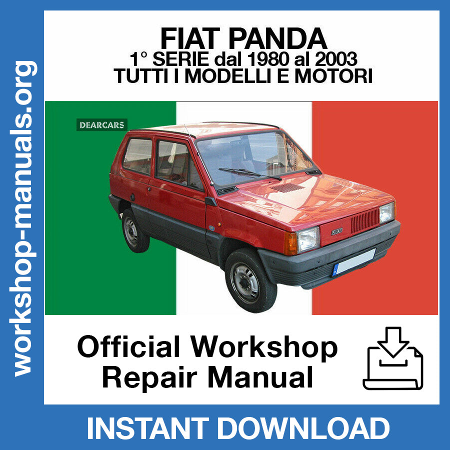 Fiat Panda 1 (1980-2003) Official Workshop Repair Manual