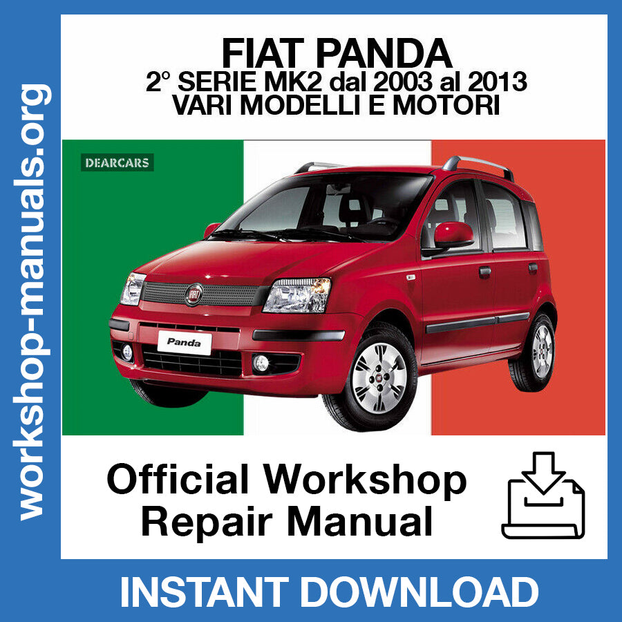 Fiat Panda MK2 (2002-2013) Official Workshop Repair Manual