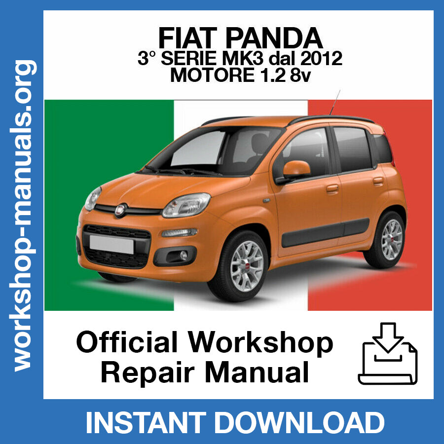Fiat Panda MK3 (2012-2018) Official Workshop Repair Manual
