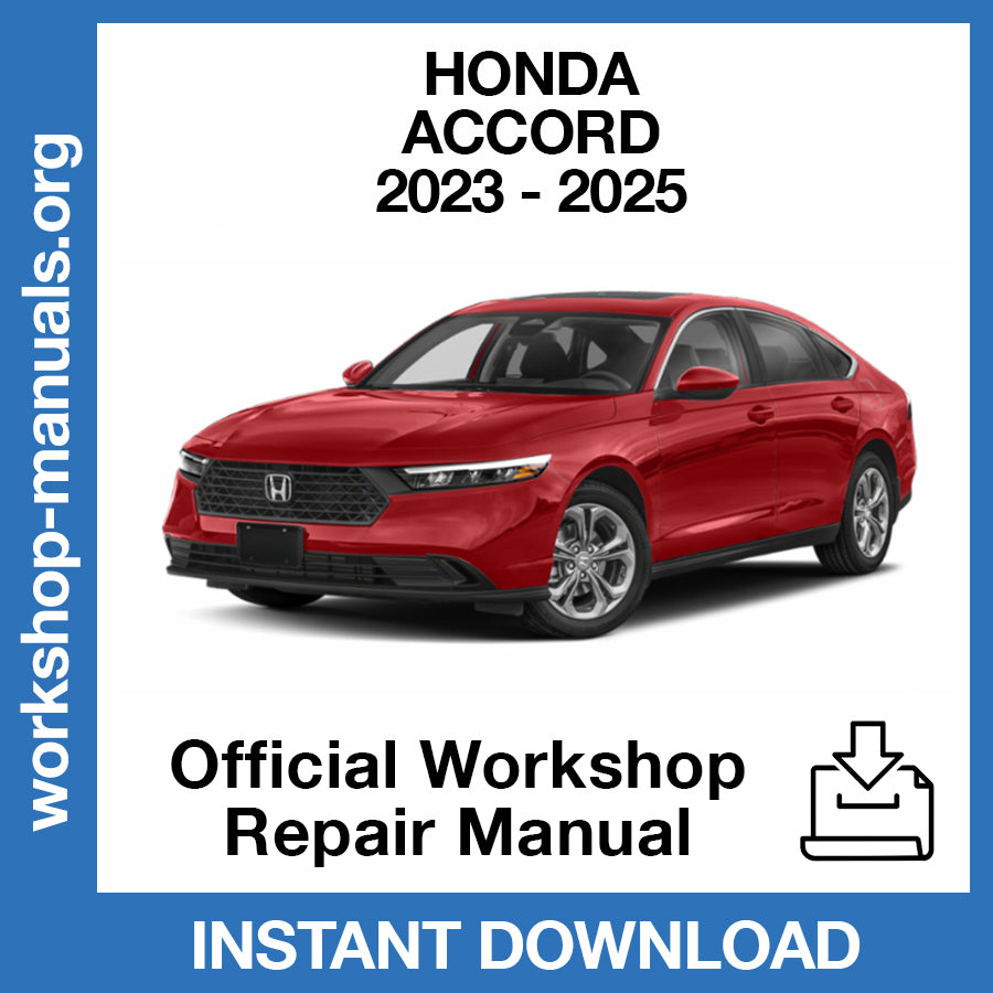 Honda Accord (2023-2025) Official Workshop Repair Manual