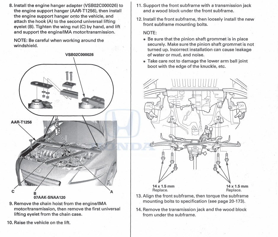 Honda CR-Z (2011-2012) Official Workshop Repair Manual