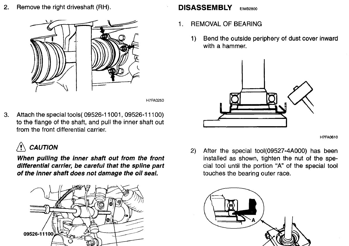 Hyundai Terracan (2001-2005) Official Workshop Repair Manual
