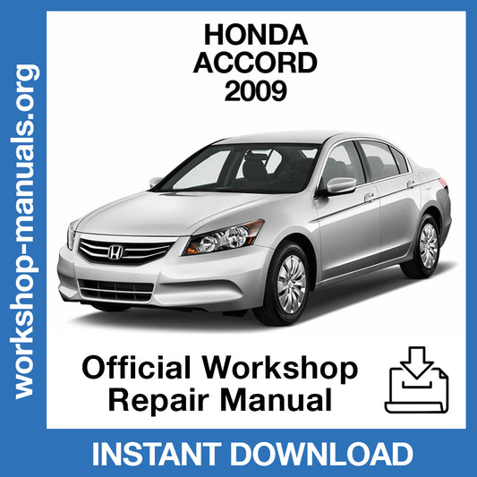 Honda Accord (2009) Official Workshop Repair Manual