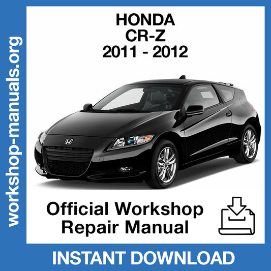 Honda CR-Z (2011-2012) Official Workshop Repair Manual