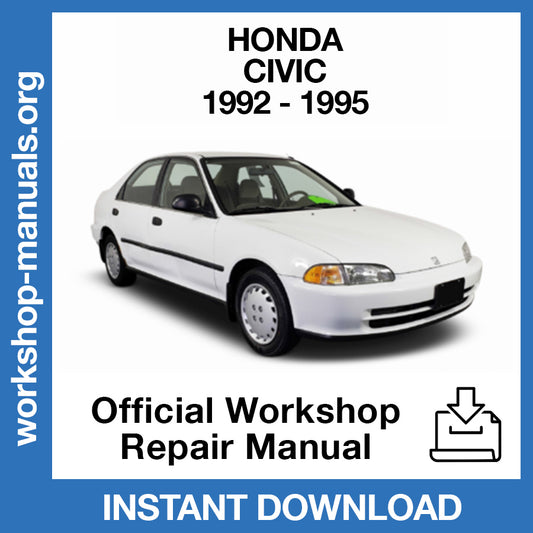 Honda Civic (1992-1995) Official Workshop Repair Manual