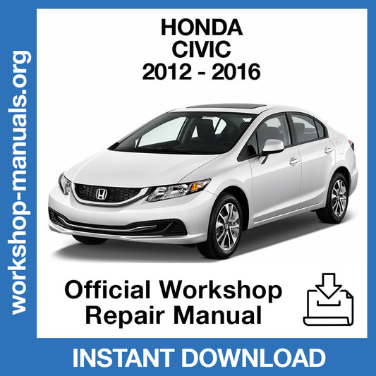 Honda Civic (2012-2016) Official Workshop Repair Manual