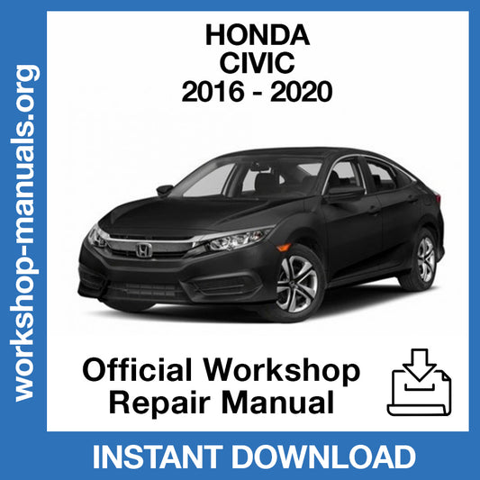 Honda Civic (2016-2020) Official Workshop Repair Manual