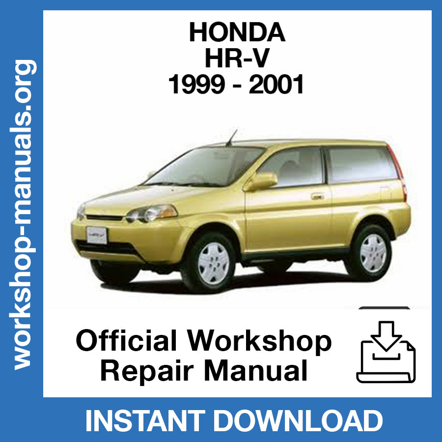 Honda H-RV (1999-2001) Official Workshop Repair Manual