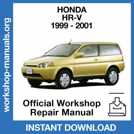 Honda H-RV (1999-2001) Official Workshop Repair Manual
