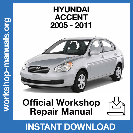 Hyundai Accent (2005-2011) Official Workshop Repair Manual