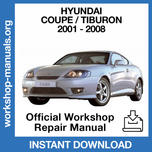 Hyundai Coupe (2001-2008) Official Workshop Repair Manual