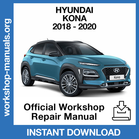 Hyundai Kona (2018-2020) Official Workshop Repair Manual