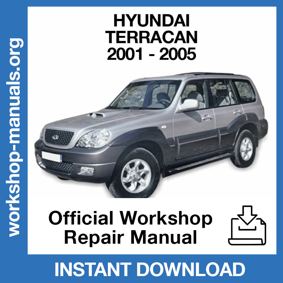 Hyundai Terracan (2001-2005) Official Workshop Repair Manual